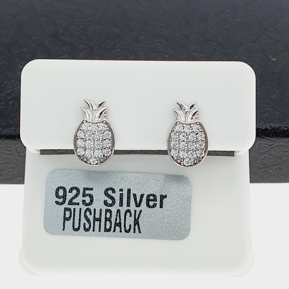 925 sterling silver luxury CZ earrings for women/girls, Best for RJUS2178